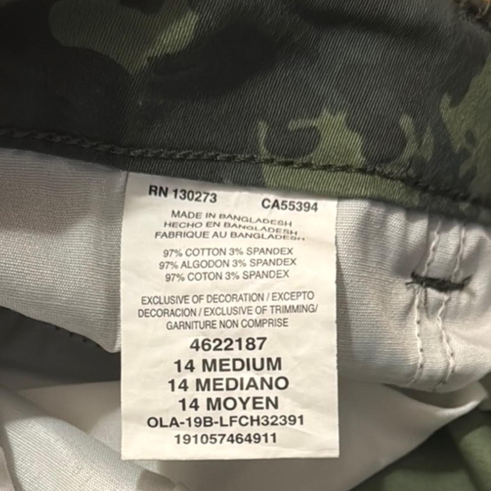 Lee Camouflage Women's Shorts NWT 14 - Picture 5 of 5